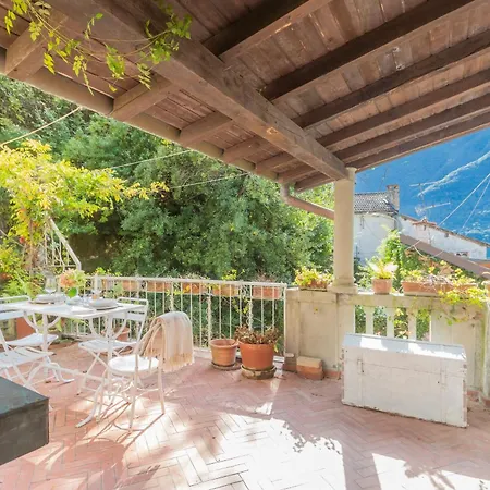 Terrace On Orrido Di Waterfall By Rent Nesso