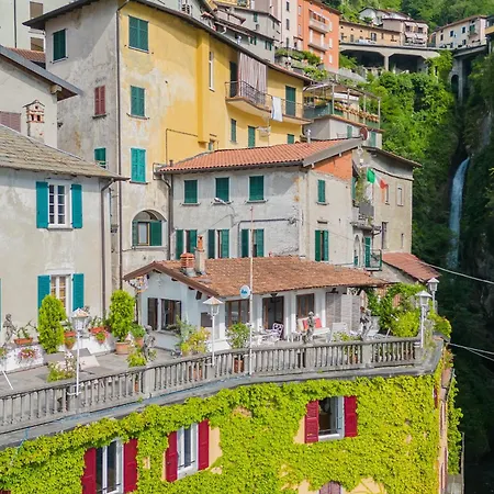 Apartment Terrace On Orrido Di Waterfall By Rent Nesso