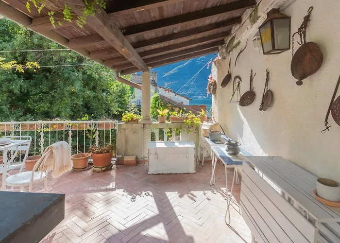 Terrace On Orrido Di Waterfall By Rent