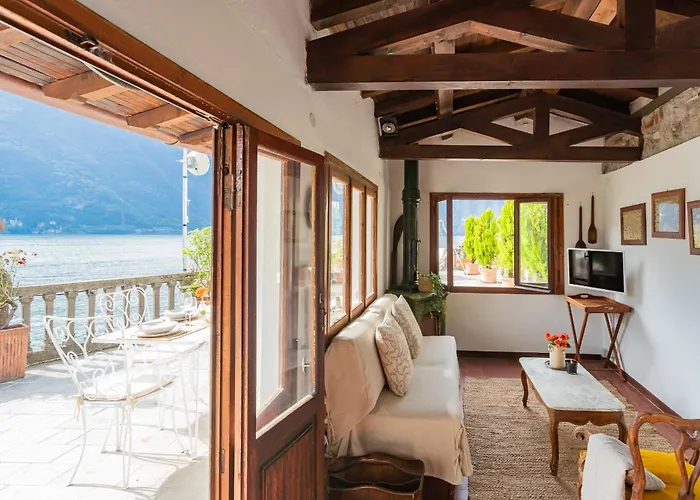 Terrace On Orrido Di Waterfall By Rent Nesso