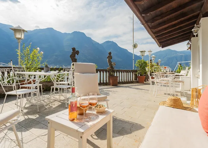 Terrace On Orrido Di Waterfall By Rent Apartmán Nesso